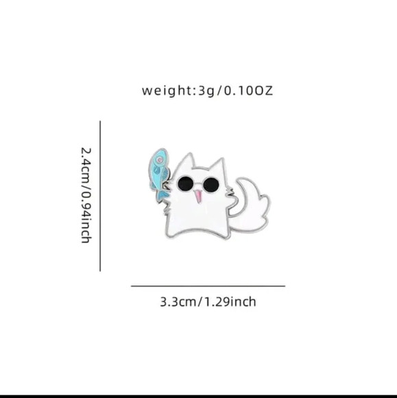 Jujitsu Kaisen funny fish enamel pin brooch charm purse bag anime pins manga cha - Picture 3 of 7
